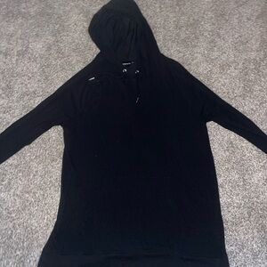 Mono B Black Hooded Sweater